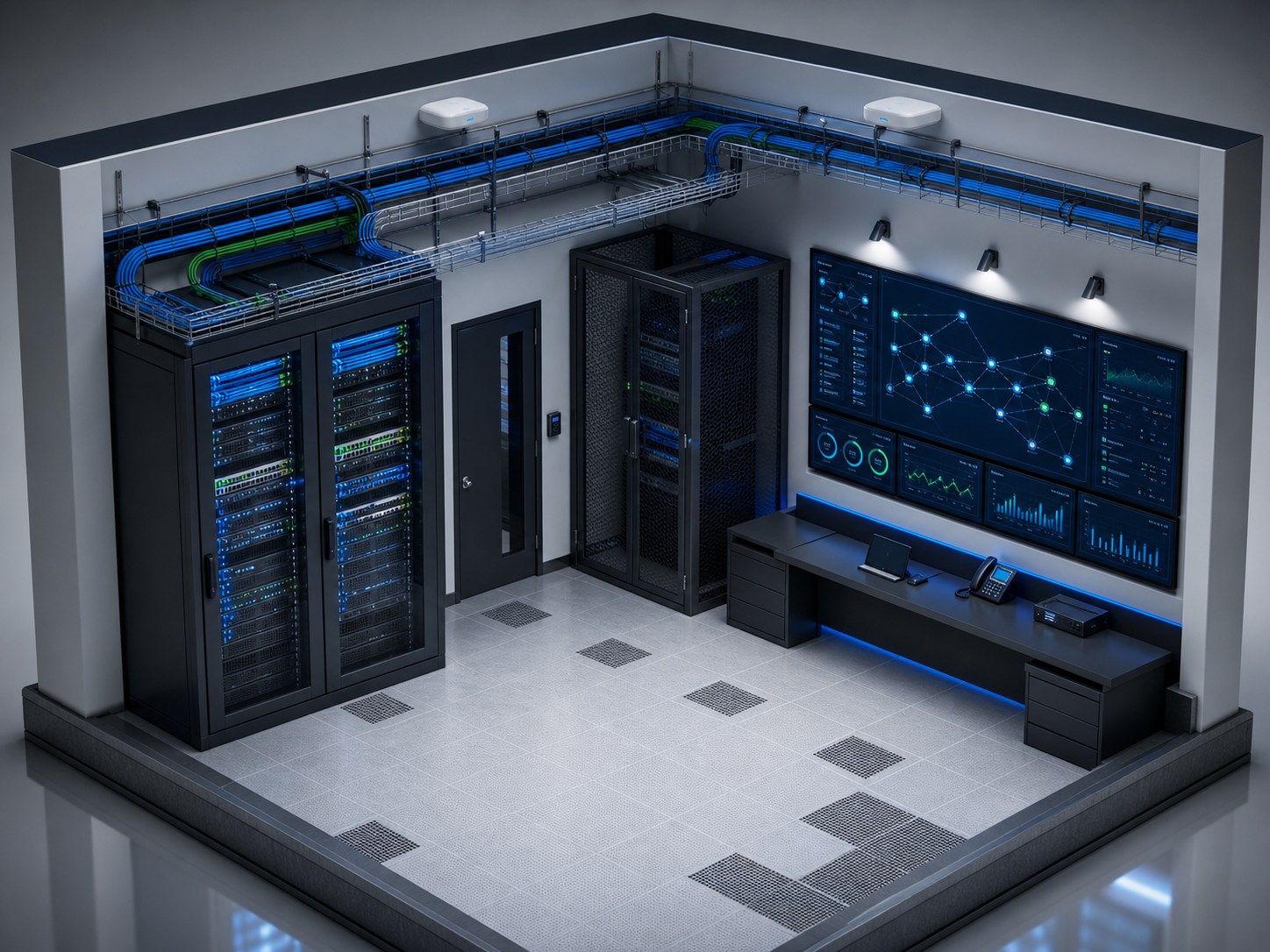 Visualisasi ruang operasi jaringan 3D